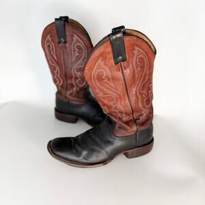 Cody James 12" Leather Western Cowboy Boots Wine Brown BCJFA23L1 Men 9